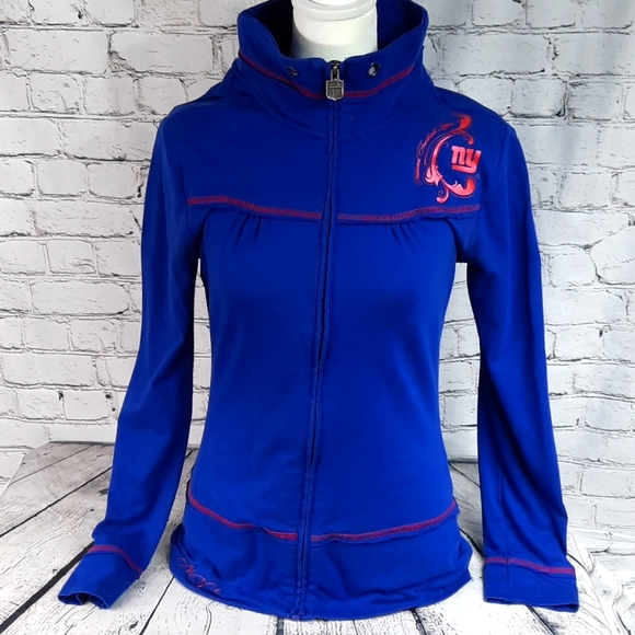 NFL Jackets & Blazers - NFL New York Giants Woman's Full Zip Lightweight Proline Jacket size smal